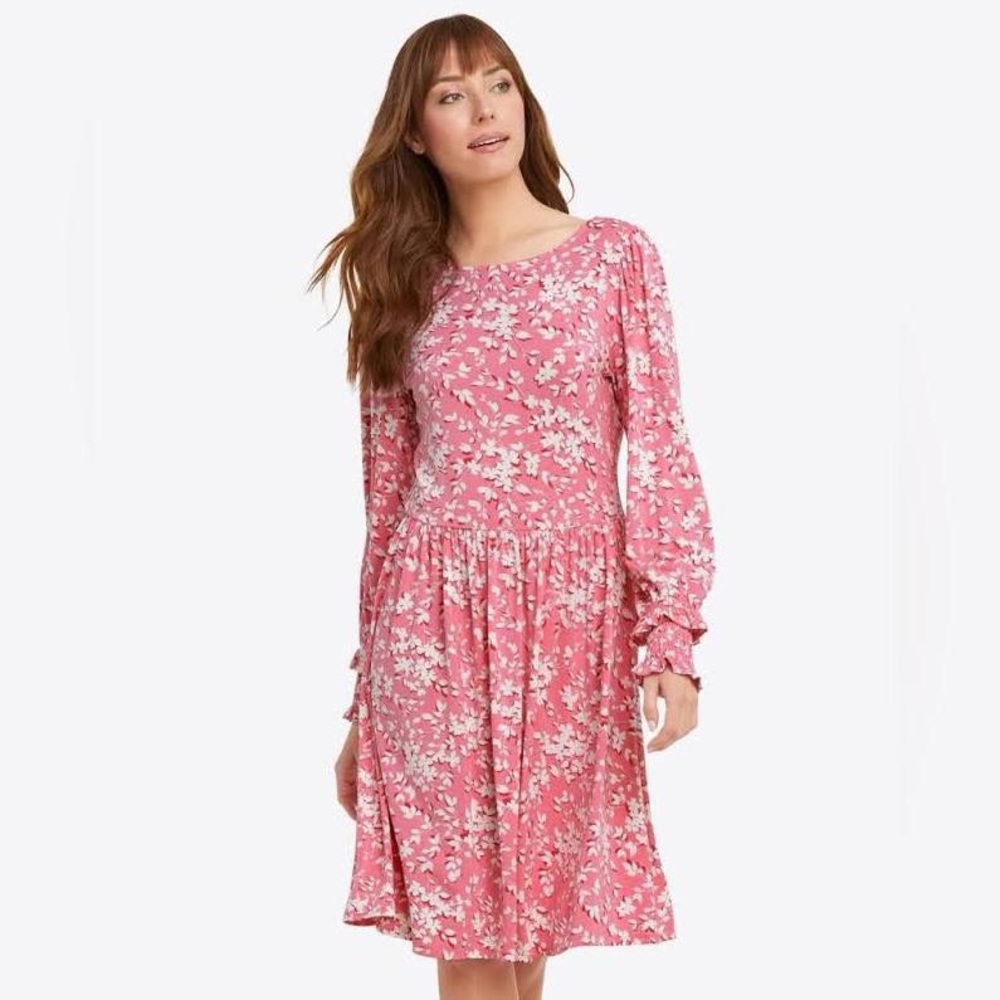 Draper James Boatneck
Kitty Dress in Pink Flor...